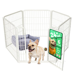 FXW Homeplus Unleashed: cerca interior 24 pulgadas para perros pequeños, seguro y cómodo.