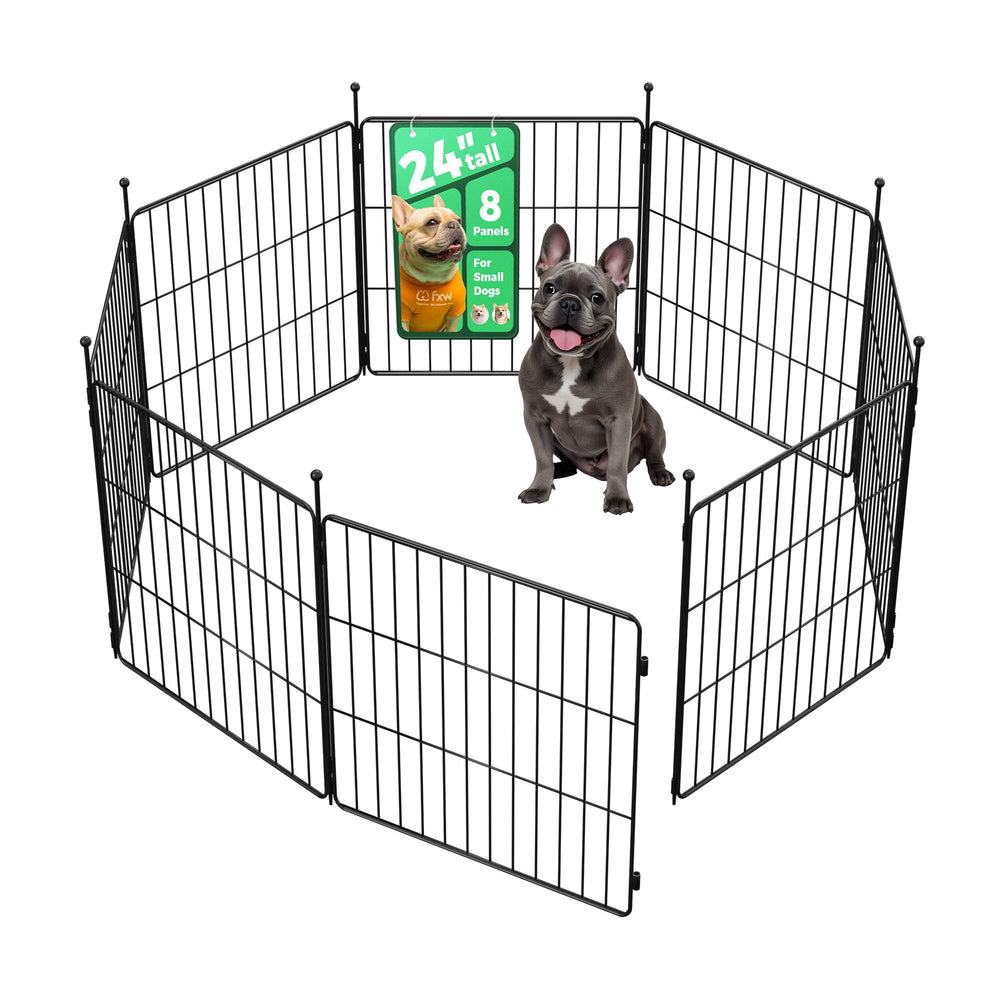 FXW MiniPaws jaula de juego compacta, ideal para interiores y exteriores seguros.
