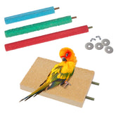 GAGILAND perchas conure – plataforma natural para descanso seguro en jaula