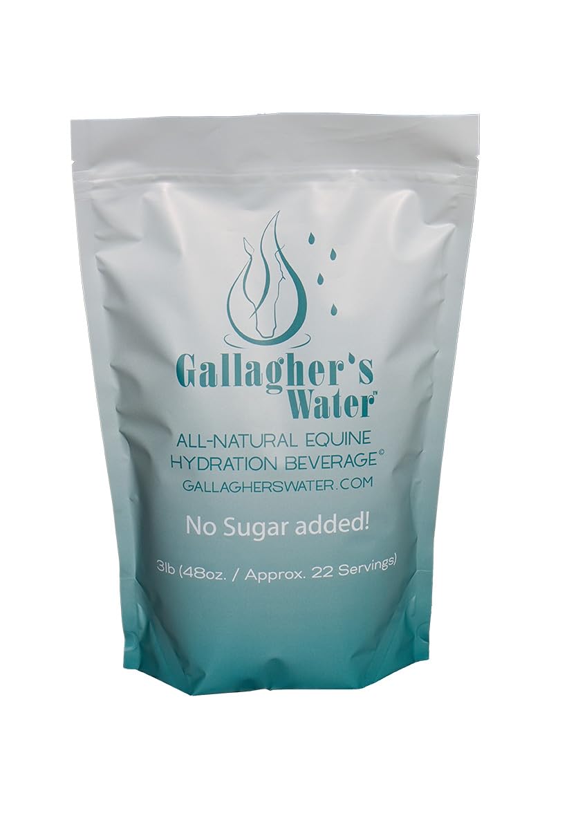 GALLAGHER'S WATER, polvo de hidratación equina natural para favorecer la ingesta de agua