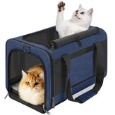 GAPZER porta-mascotas suave para gatos y perros, ideal para viajar con comodidad.