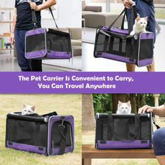 GAPZER transportín para perro pequeño con acceso superior