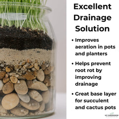GARDENWISE Arena para germinación, base firme y aireada para germinación y enraizamiento.