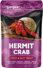 Tratamiento Gargeer fruta y nueces para cangrejos ermitaño en bolsa de 2 oz