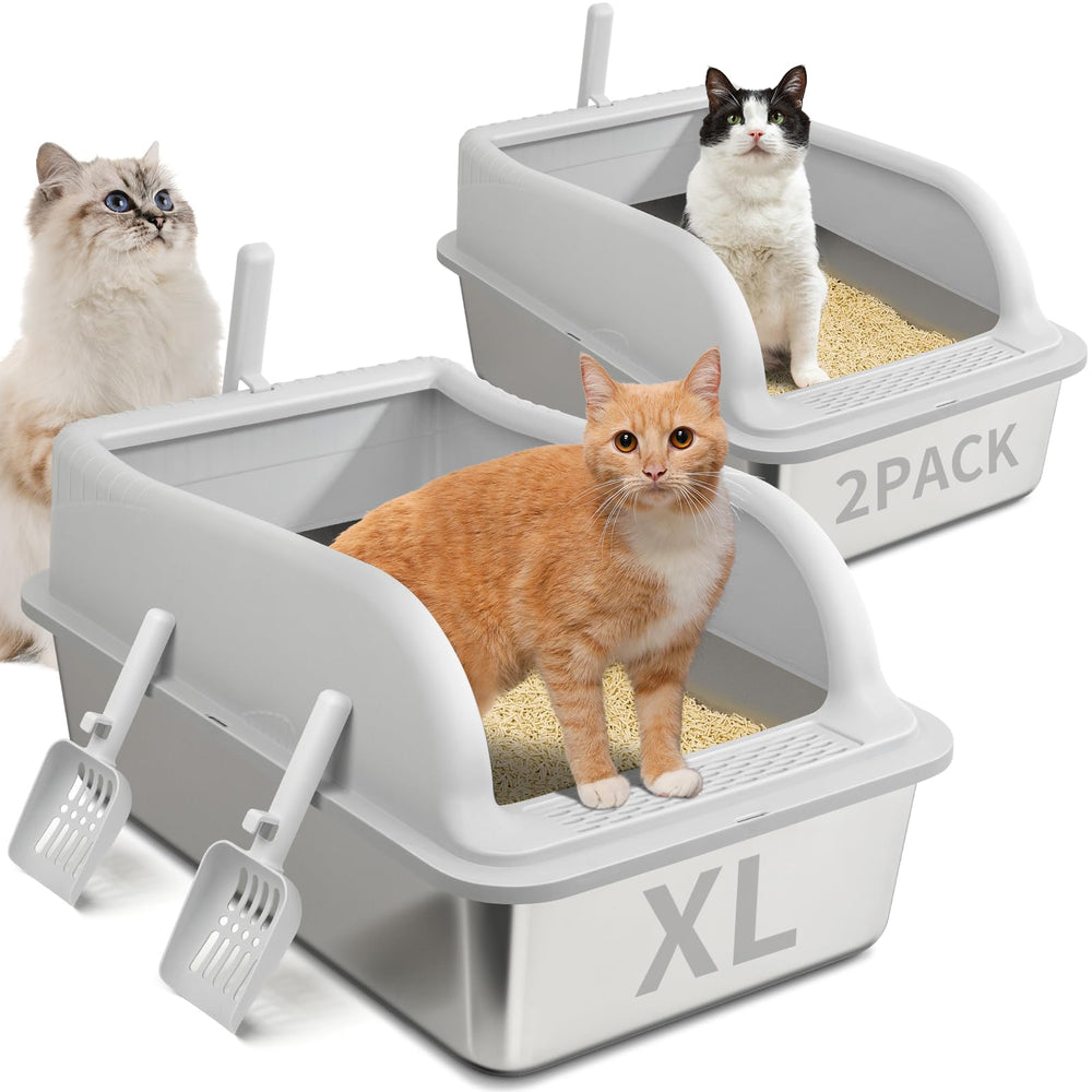 GazingMe caja de arena para gato con tapa, extra grande para felinos grandes.