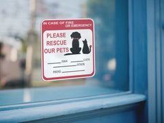 Señal de alarma Generic para puertas, rescate de animales en interiores
