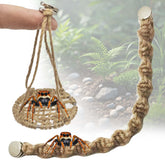 Generic araña saltarina - puente de cuerda 24,5 cm para exploración segura.