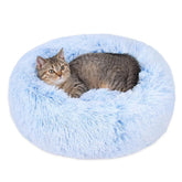 Genérica cama-gatos interior redonda 20x20 pulgadas, ideal para acurrucarse.