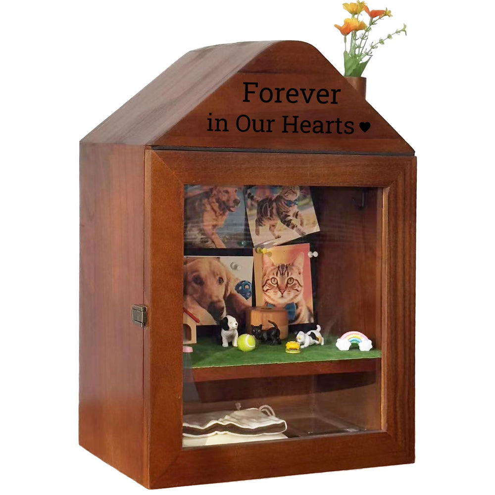 Generic casa de cenizas para mascotas, exterior pequeña, ideal para esquinas del hogar.