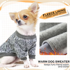 Generic suéter perro pequeño 2-pack vista lateral, colores atractivos.