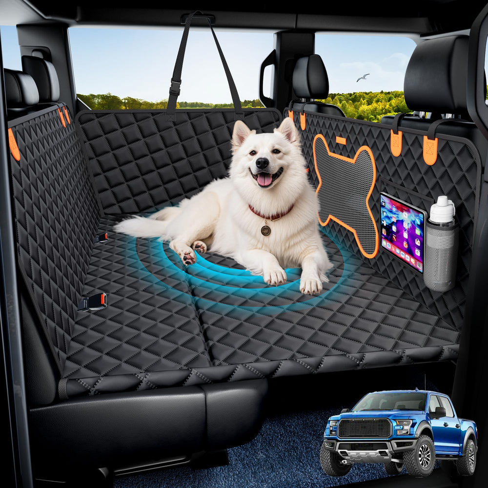 Geotick cubre asiento trasero para camión protege tapicería ante arañazos.