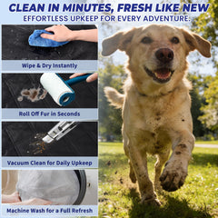 Geotick funda impermeable para perro en coche protege contra lluvia y derrames.