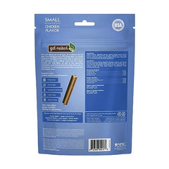 Get Naked Calming Sticks sabor pollo, masticables para viajes con tu perro.