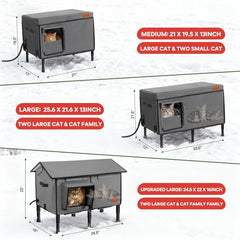 Gimars base elevada 5-1 pulgadas mantiene al gato seco