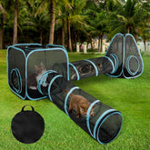 GINDOOR casa de juego para gatos exterior, ideal para ejercicio y exploración al aire libre.