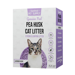 Gingerbread Pet Supply arena para gatos lavanda con bolsa al vacío para frescura prolongada