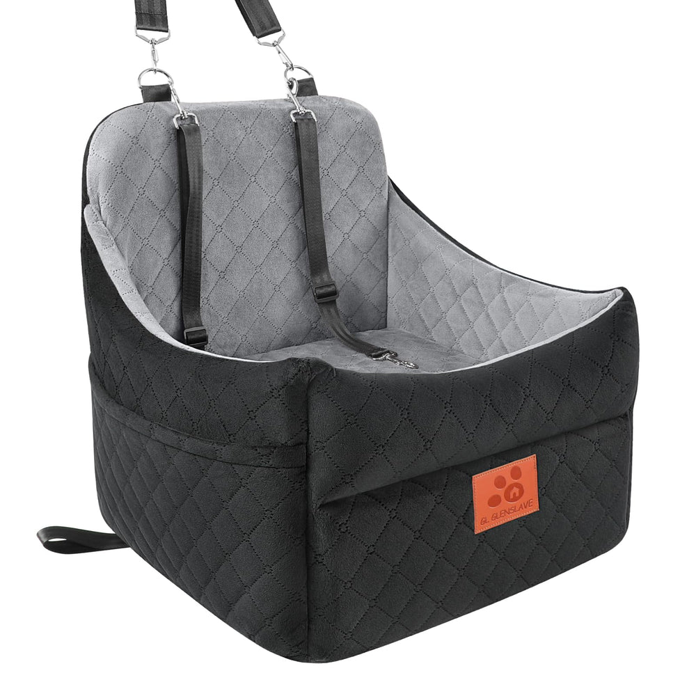 GL GLENSLAVE, asiento de perro para coche, ofrece seguridad durante viajes.