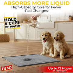 Glad almohadillas olor-control carbón ayudan a mantener el ambiente fresco.