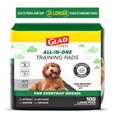 Almohadillas Glad para perros 23x23, ideal para entrenamiento en interiores.