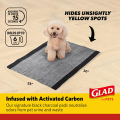 Glad para Mascotas: tapete con núcleo de 5 capas absorbentes para absorción rápida.