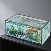GlideSpark tapa magnética para acuario 19x57, evita saltos y mantiene el tanque seguro.