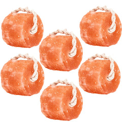 Glowyn Pink Sal Himalaya en cuerda: bloque mineral para caballos y otros animales.