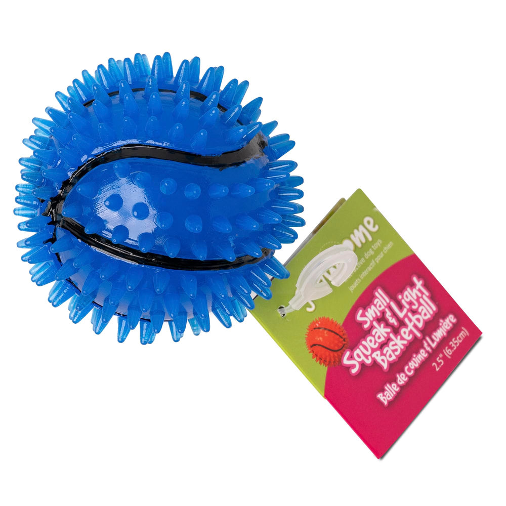 Gnawsome balón con puntas y sonido oculto para juego seguro y estimulante