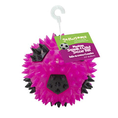 Gnawsome balón de fútbol con luces para perros, diversión nocturna.