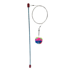 GoCat Da Ball: bola crinkle con aro para juego interactivo.