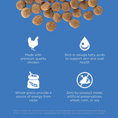 Go! Solutions pollo real como ingrediente principal en croquetas secas.