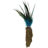 GoCat Da Fur Thing: juguete de pelo de conejo y plumas para interacción divertida.