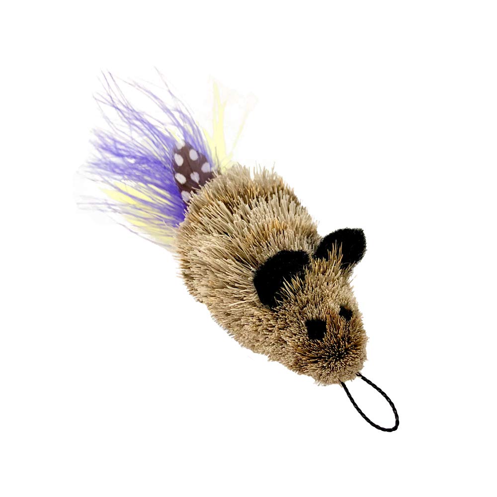 GoCat ratón de plumas, juguete para gatos que estimula la caza y el juego