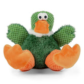 goDog Checkers patito sentado peluche verde grande con chirrido para juego
