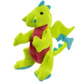 goDog Dragons peluche para perros con doble protección de masticación, ideal para juegos intensos