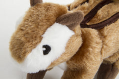 godog wildlife ardilla-listada peluche con sonido integrado para estimular juego