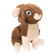 goDog Wildlife Conejo chirrido: juguete interactivo con sonido para perros activos