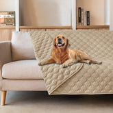 Manta impermeable gogobunny 3x mas resistente para mascotas, protege muebles y evita accidentes.