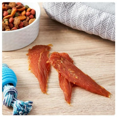 Golden Rewards jerky pollo sin colorantes artificiales para entrenamiento diario.