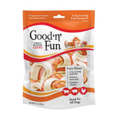 Good 'N' Fun hule de piel de res 4 pulgadas para masticación duradera