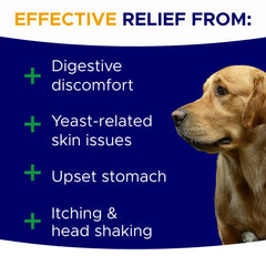GOODGROWLIES Probióticos para perros: etiqueta con ingredientes naturales y calidad.