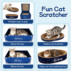 Goosheep cama ovalada para gatos promueve descanso cómodo y relajante.