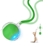 Goosheep pelota interactiva para gatos, rodaje 360°, ideal para juego en interiores.