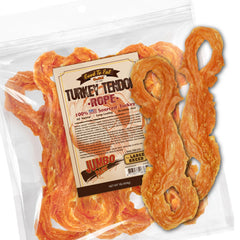 Gootoe Tendones de Pavo para Perros, natural, masticable y sabroso.