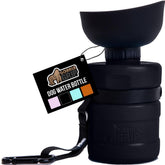 GORILLA GRIP botella de agua para perros con cuenco integrado, ideal para paseos