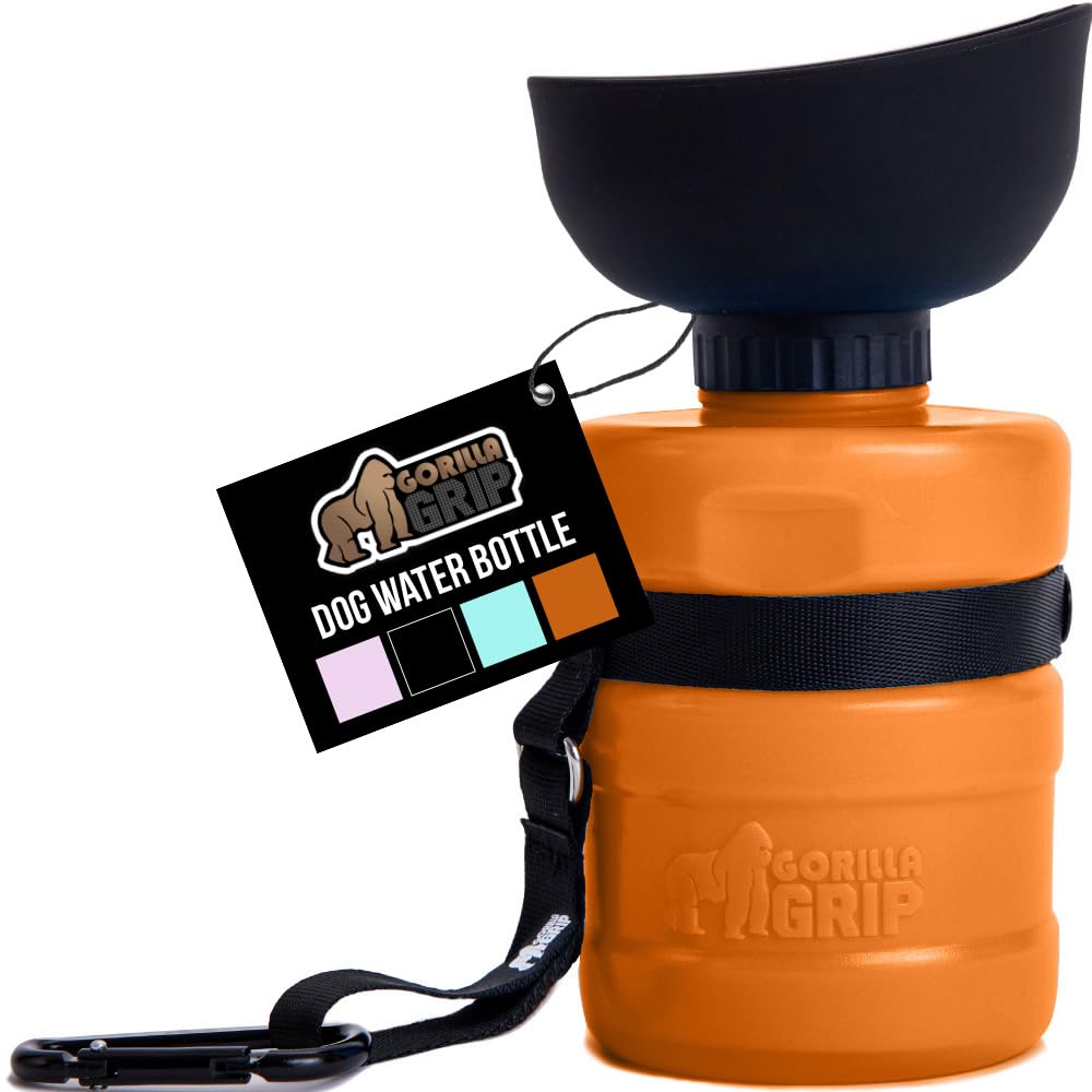 Gorilla Grip: bouteille d'eau chien 16 oz, pratique et légère