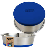 GORILLA GRIP cuenco de acero inoxidable para perros, duradero y fácil de limpiar.