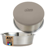 Plato Gorilla Grip para perros en acero 304, duradero para uso diario.
