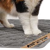 GORILLA GRIP protege el suelo al atrapar la arena de la caja de gato con malla espiral