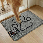 Tapis GORILLA GRIP SoakSTOPPER pour porte chien absorbant l’humidité et la boue.