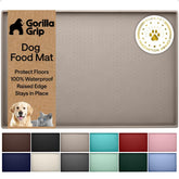 GORILLA GRIP tapete de alimento con borde elevado protege derrames